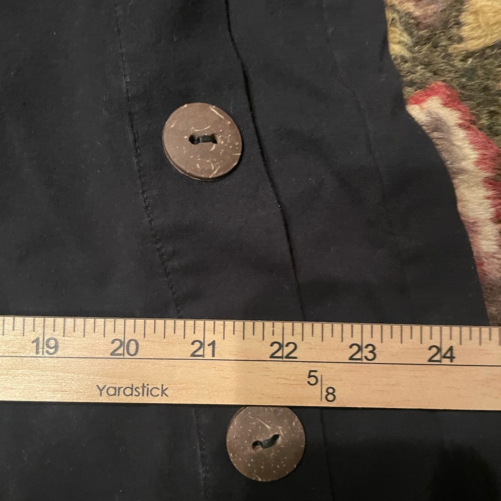 Soft Surroundings Black Cotton-Blend Pants - Picture 5 of 6